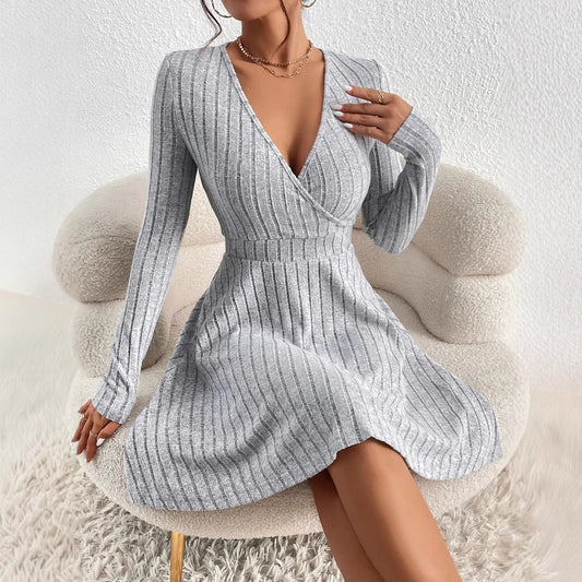 Timeless Grace™ Wrap Knit Dress